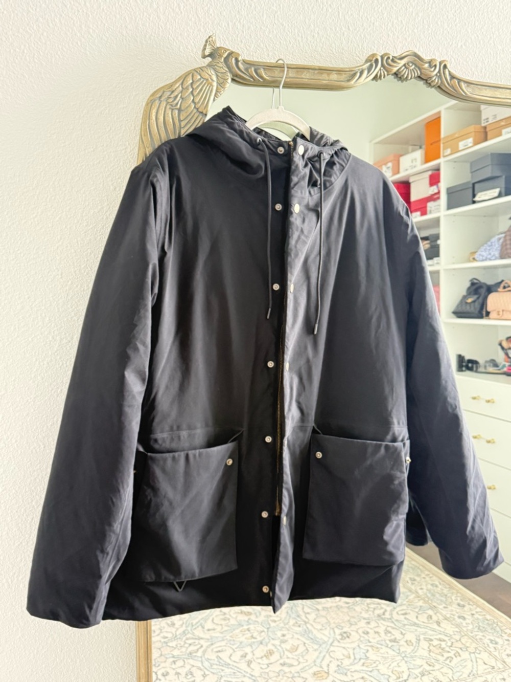 ALO Yoga Roam Black Lightweight Hooded Jacket men’s medium - Picture 6 of 6